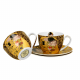 Сервиз за чай Gustav Klimt Collection - The Kiss Brown на супер цена от Neostyle.bg
